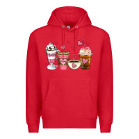 Red Mommy coffee Premium Hoodie - Artiststas