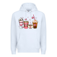 White Mommy coffee Premium Hoodie - Artiststas
