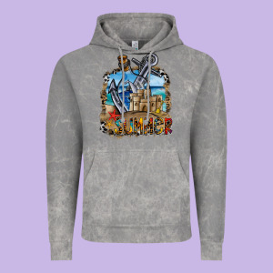Summer Min Vintage Hoodie Designed By Cowhidedigitalart