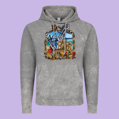 Summer Min Vintage Hoodie Designed By Cowhidedigitalart