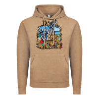 Vintage Coffee summer min Vintage Hoodie - CowhideDigitalArt