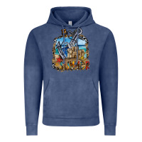 Vintage Denim summer min Vintage Hoodie - CowhideDigitalArt
