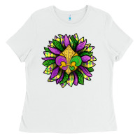Mardi Gras Sunflower Ladies Tee | Teevron