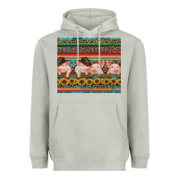Moon Dust western serape pigs Heavyweight Hoodie - RanaPortraitStore