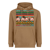 Toasted Coconut western serape pigs Heavyweight Hoodie - RanaPortraitStore