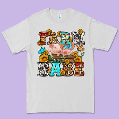 Western Farm Babe Premium Tee Designed By Oliviacreatesart