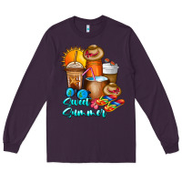 Plum Sweet Summer Long Sleeve Tee - CowhideDigitalArt