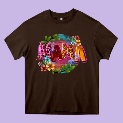 Mama Mother's Day Heavy Core Tee Designed By Cowgirlartshop