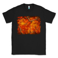 Black orange hunter camouflage pattern brushstroke Classic Tee - Jasminsmagicworld