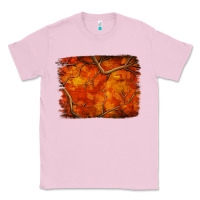 Bubblegum Pink orange hunter camouflage pattern brushstroke Classic Tee - Jasminsmagicworld