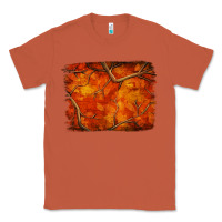 Copper orange hunter camouflage pattern brushstroke Classic Tee - Jasminsmagicworld