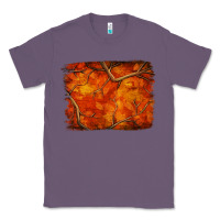 Lavender orange hunter camouflage pattern brushstroke Classic Tee - Jasminsmagicworld