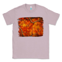 Lilac orange hunter camouflage pattern brushstroke Classic Tee - Jasminsmagicworld