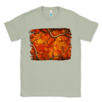 Matcha orange hunter camouflage pattern brushstroke Classic Tee - Jasminsmagicworld