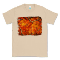 Mushroom orange hunter camouflage pattern brushstroke Classic Tee - Jasminsmagicworld