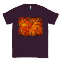Plum orange hunter camouflage pattern brushstroke Classic Tee - Jasminsmagicworld