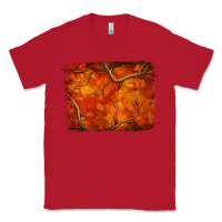 Red orange hunter camouflage pattern brushstroke Classic Tee - Jasminsmagicworld