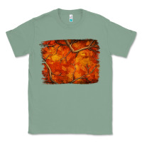 Sage orange hunter camouflage pattern brushstroke Classic Tee - Jasminsmagicworld