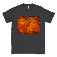 Smoke orange hunter camouflage pattern brushstroke Classic Tee - Jasminsmagicworld
