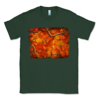 Sports Green orange hunter camouflage pattern brushstroke Classic Tee - Jasminsmagicworld