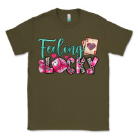Army Green feeling lucky Classic Tee - OliviaCreatesArt