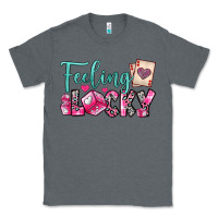 Charcoal Heather feeling lucky Classic Tee - OliviaCreatesArt