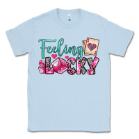 Dusty Blue feeling lucky Classic Tee - OliviaCreatesArt