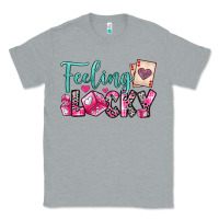 Heather Grey feeling lucky Classic Tee - OliviaCreatesArt
