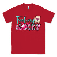 Red feeling lucky Classic Tee - OliviaCreatesArt
