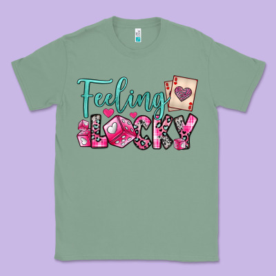 Feeling Lucky Classic Tee Designed By Oliviacreatesart