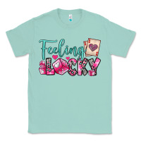 Seafoam feeling lucky Classic Tee - OliviaCreatesArt