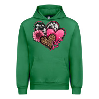 Emerald valentines day western hearts and sunflower Urban Hoodie - Jasminsmagicworld