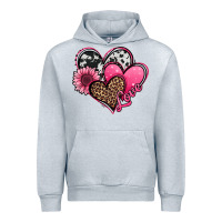 Valentines Day Western Hearts And Sunflower Urban Hoodie | Teevron