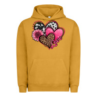 Pigment Peanut Butter valentines day western hearts and sunflower Urban Hoodie - Jasminsmagicworld