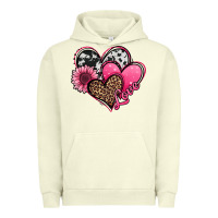 Pigment Pistachio valentines day western hearts and sunflower Urban Hoodie - Jasminsmagicworld
