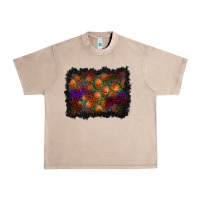 French Oak halloween pumpkin background Urban Heavy Tee - BundleAndBundleShop