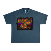 Midnight Navy halloween pumpkin background Urban Heavy Tee - BundleAndBundleShop