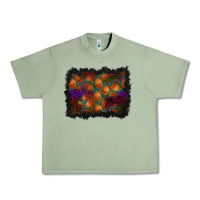 Oil Green halloween pumpkin background Urban Heavy Tee - BundleAndBundleShop