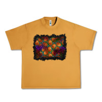 Peanut Butter halloween pumpkin background Urban Heavy Tee - BundleAndBundleShop