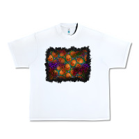 White halloween pumpkin background Urban Heavy Tee - BundleAndBundleShop