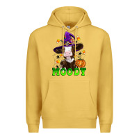 Antique Gold moody cow Premium Hoodie - Artiststas