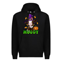 Black moody cow Premium Hoodie - Artiststas