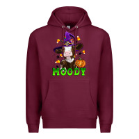 Burgundy moody cow Premium Hoodie - Artiststas