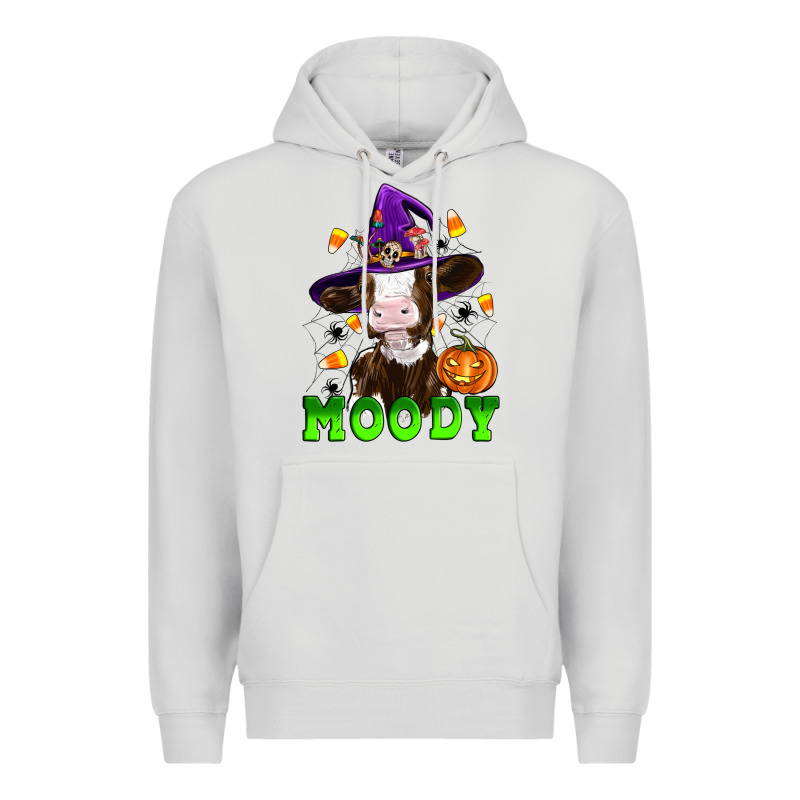 Moody Cow Premium Hoodie by Artiststas | Teevron