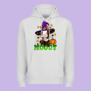 Moody Cow Premium Hoodie Designed By Artiststas