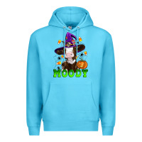 Ocean Blue moody cow Premium Hoodie - Artiststas