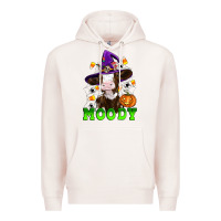 Pale Pink moody cow Premium Hoodie - Artiststas