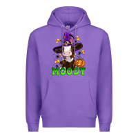 Purple moody cow Premium Hoodie - Artiststas