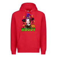 Red moody cow Premium Hoodie - Artiststas