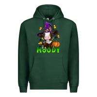 Sports Green moody cow Premium Hoodie - Artiststas